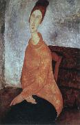 portrait of jeanne hebuterne Amedeo Modigliani